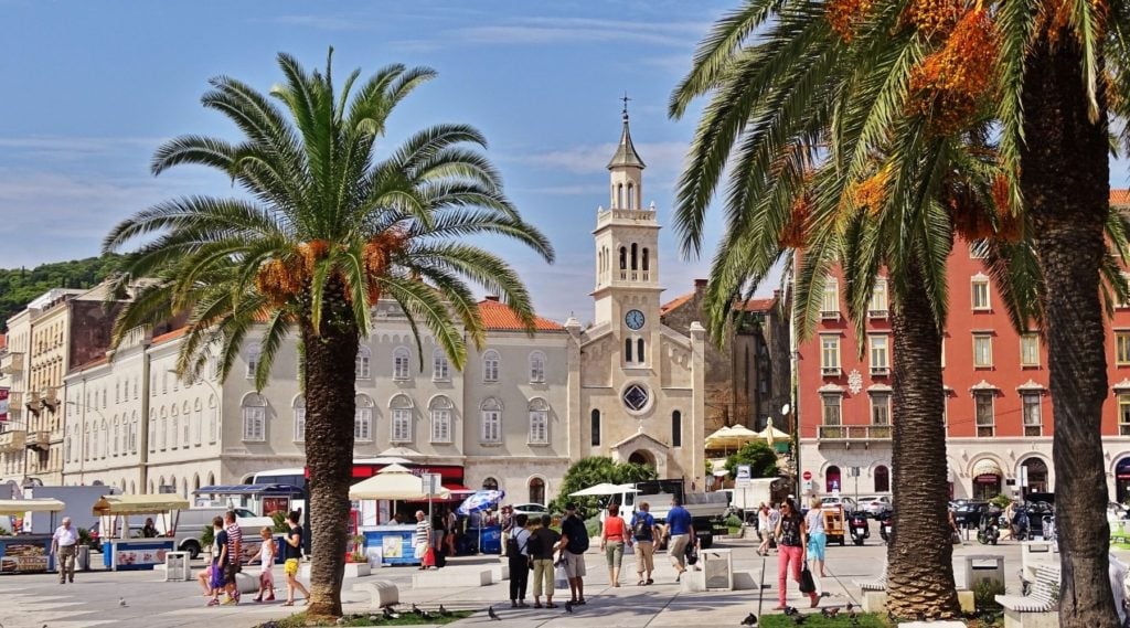 Split is my favorite city on this croatia road trip
