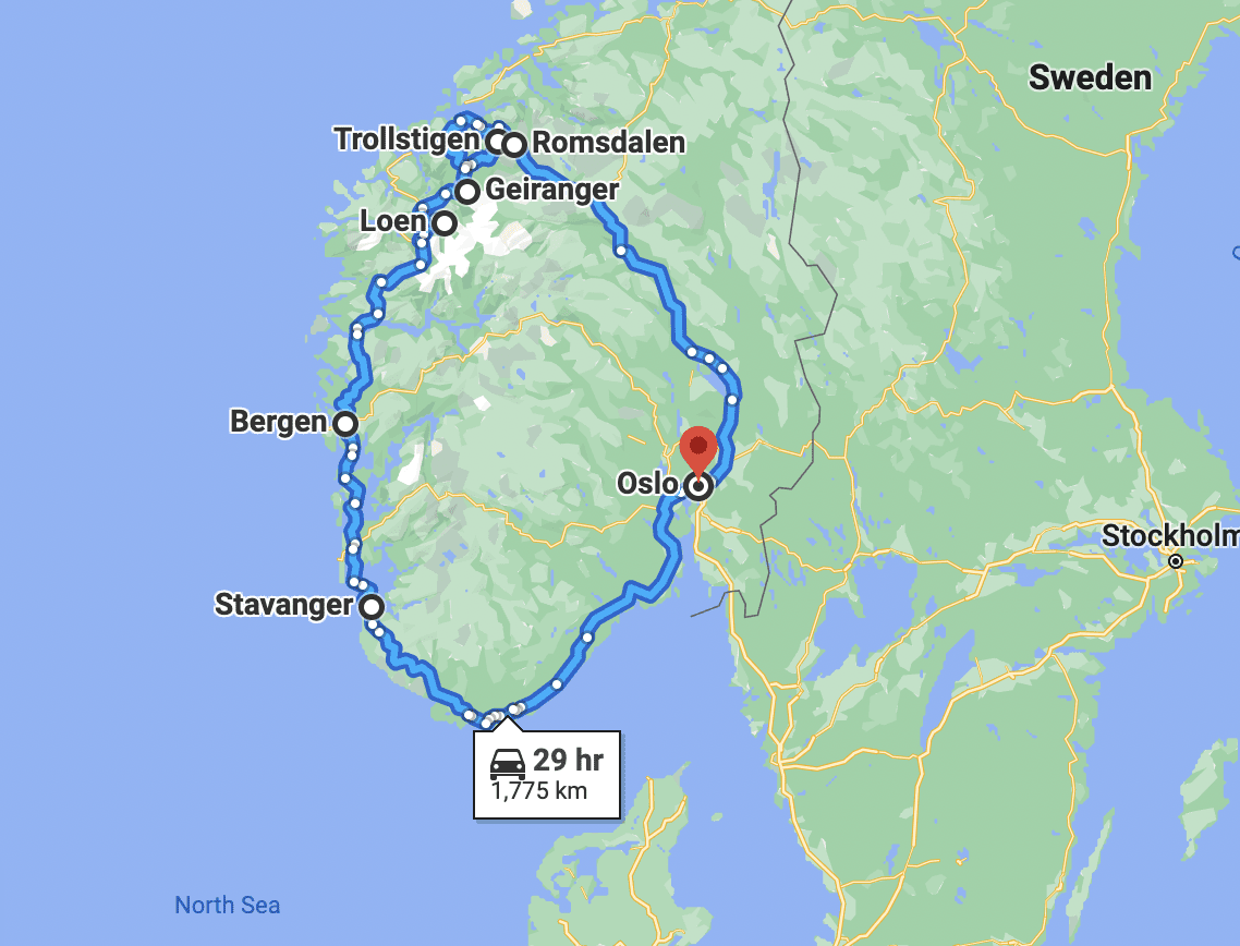 A Stunning South Norway Road Trip in 10 Days - Road Trip EuroGuide