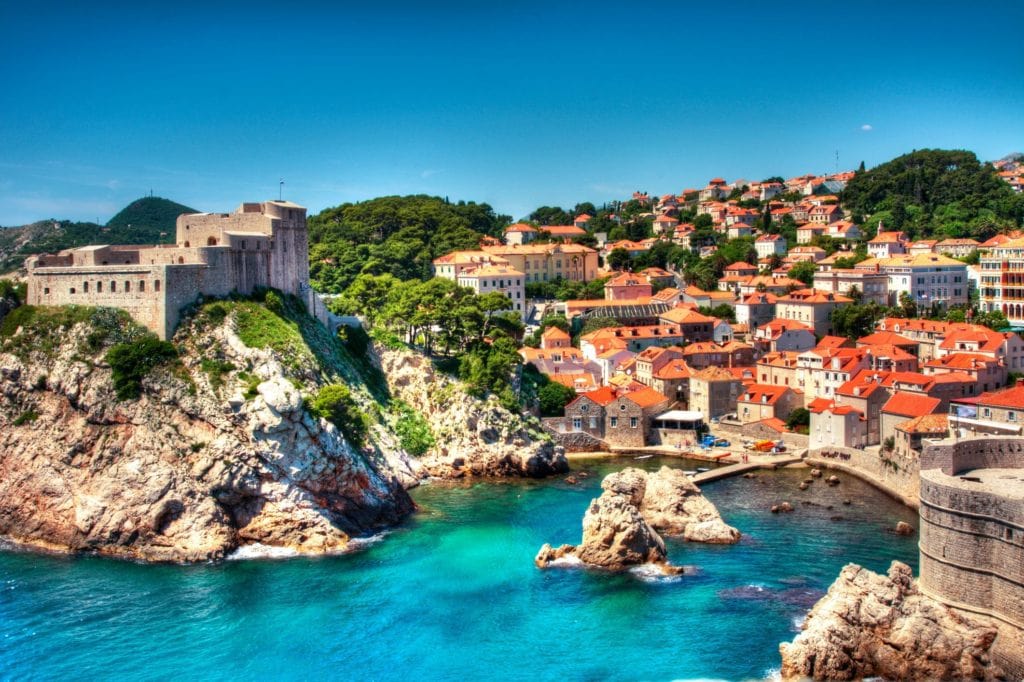 Amazing view of the little towns you'll see on the drive. This is a must see destination on your Pula to Dubrovnik road trip.