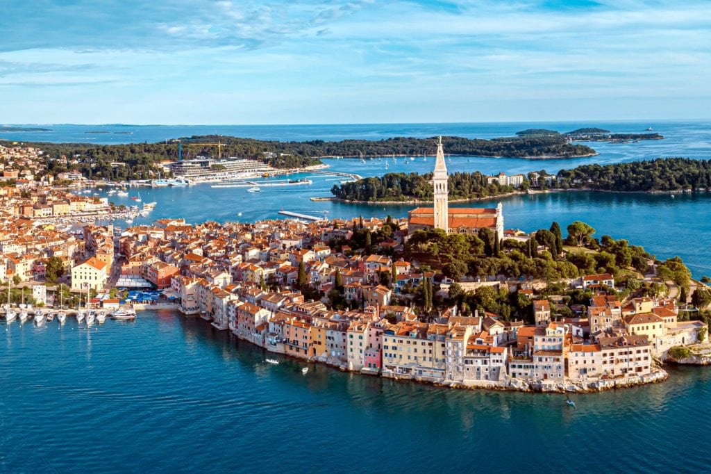 Rovinj is one of the first stops on our Pula to Dubrovnik road trip. It's one of the most romantic towns in Istria.