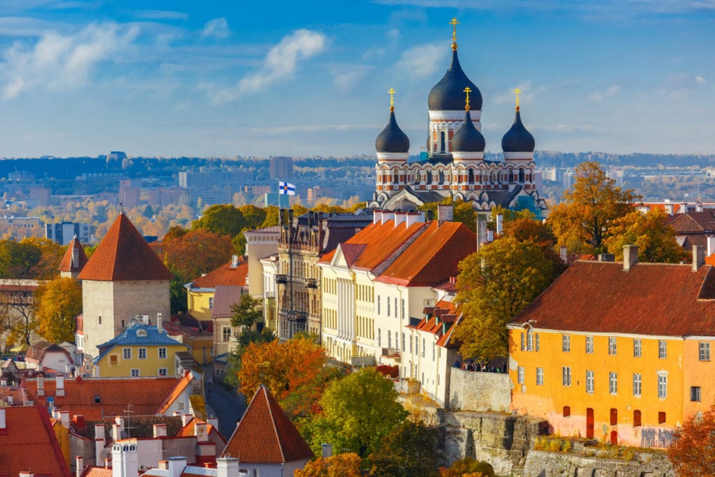 Tallinn is a main destination on a road trip to Estonia.