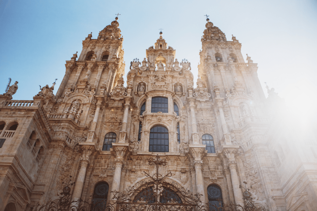 The Basilica of St. James on the northern Spain Road trip.