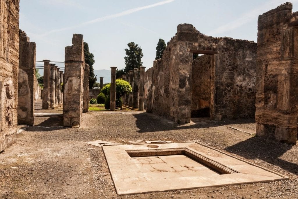 The ruins take about 2-4 hours to visit, which makes Pompeii a great day trip from Rome.