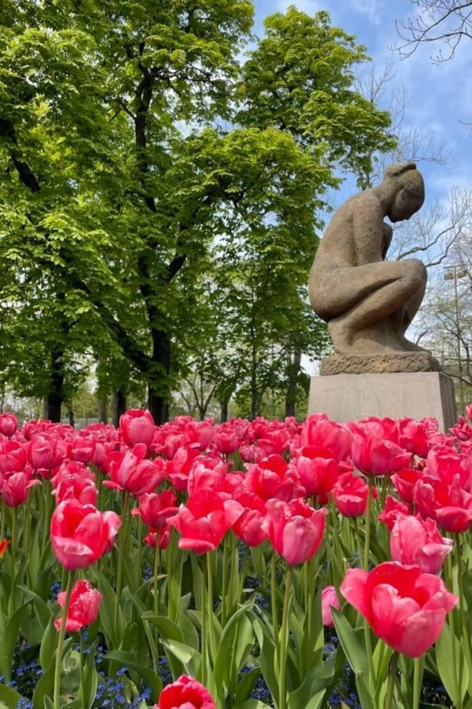 The flower game is strong in Prague, and there are tons of little hidden gem statues and nooks in Letna Park to explore.
