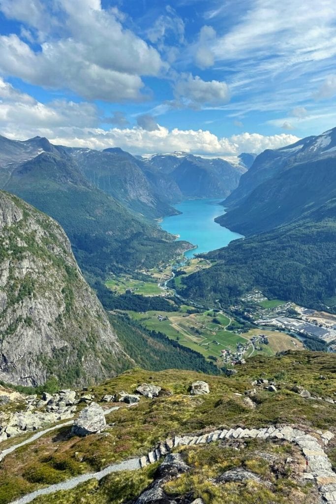 The Loen SkyLift is one of the prettier stops on the road trip from Bergen to Alesund.