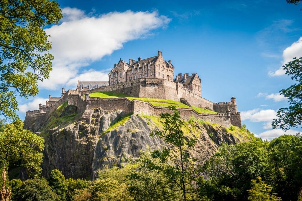 The first stop on your itinerary to Edinburgh is the Castle that sits on top of this rock!