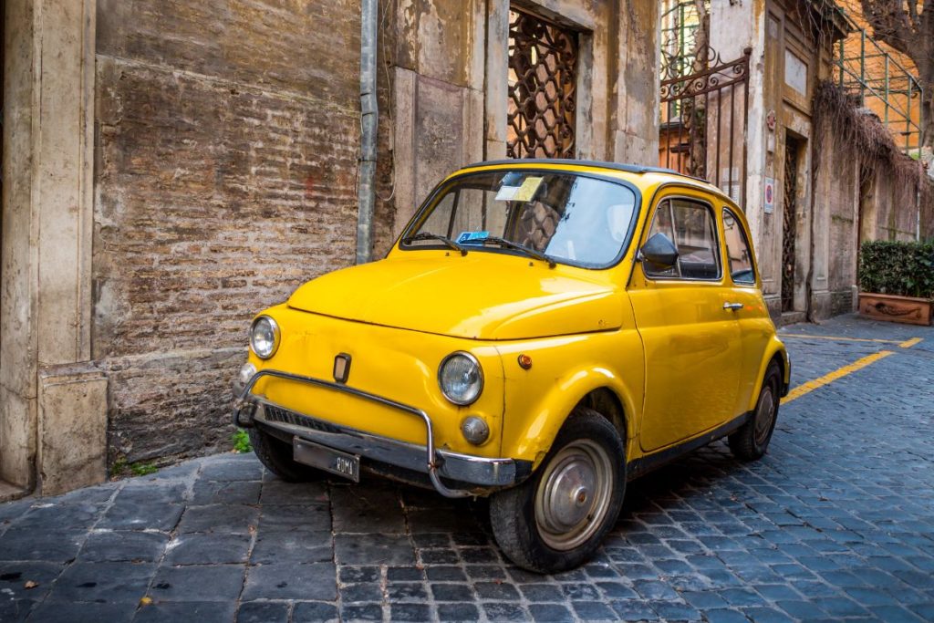 Renting a car in Italy is great for longer cross region and cross country road trips.