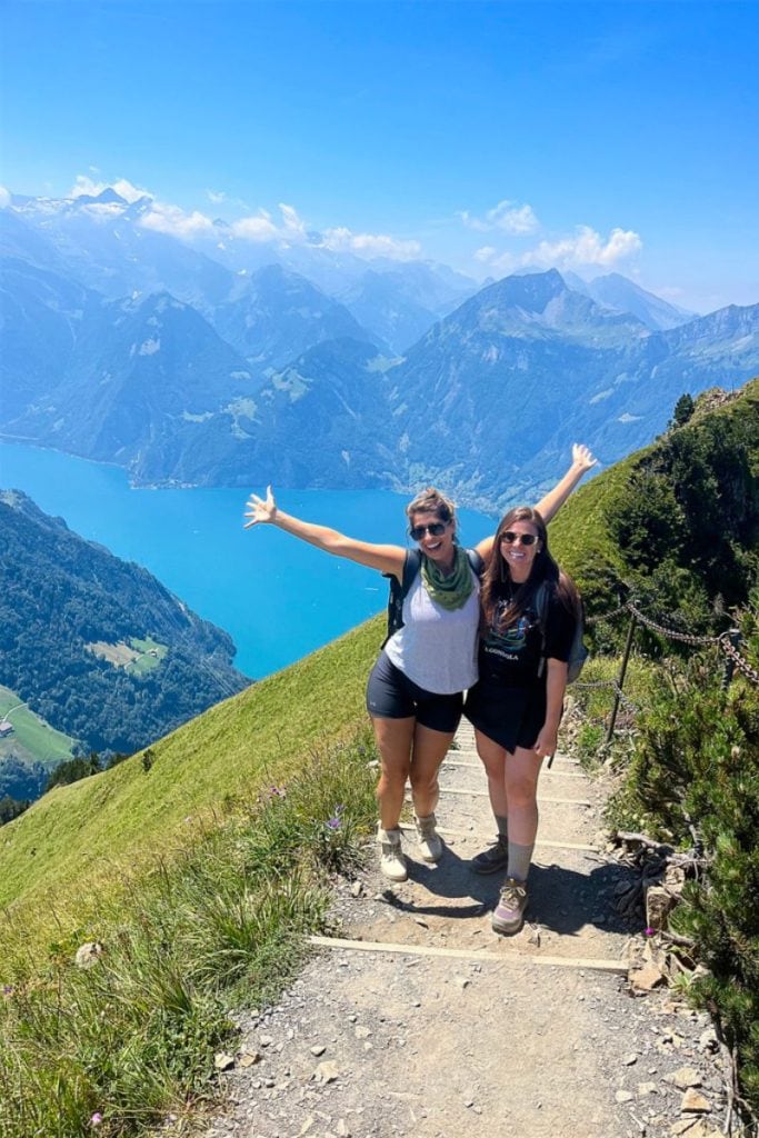 Switzerland to Italy road trip can start or end with the Stoos Ridge Hike.