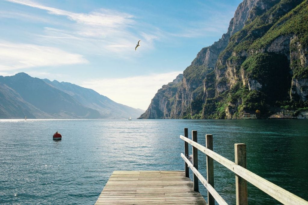 Lake Garda is a great stop on the Switzerland to Italy road trip for relaxation and a bit of bike riding!