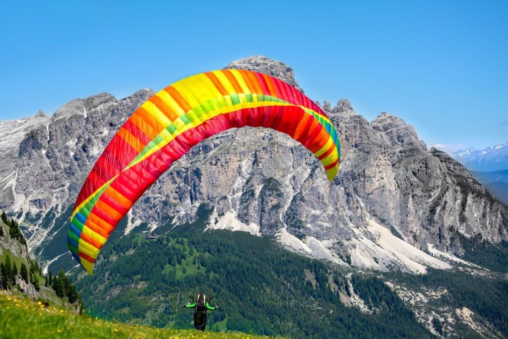 We wanted so badly to paraglide on our Switzerland to Italy road trip, but the wind and timing didn't cooperate with us. Next time!