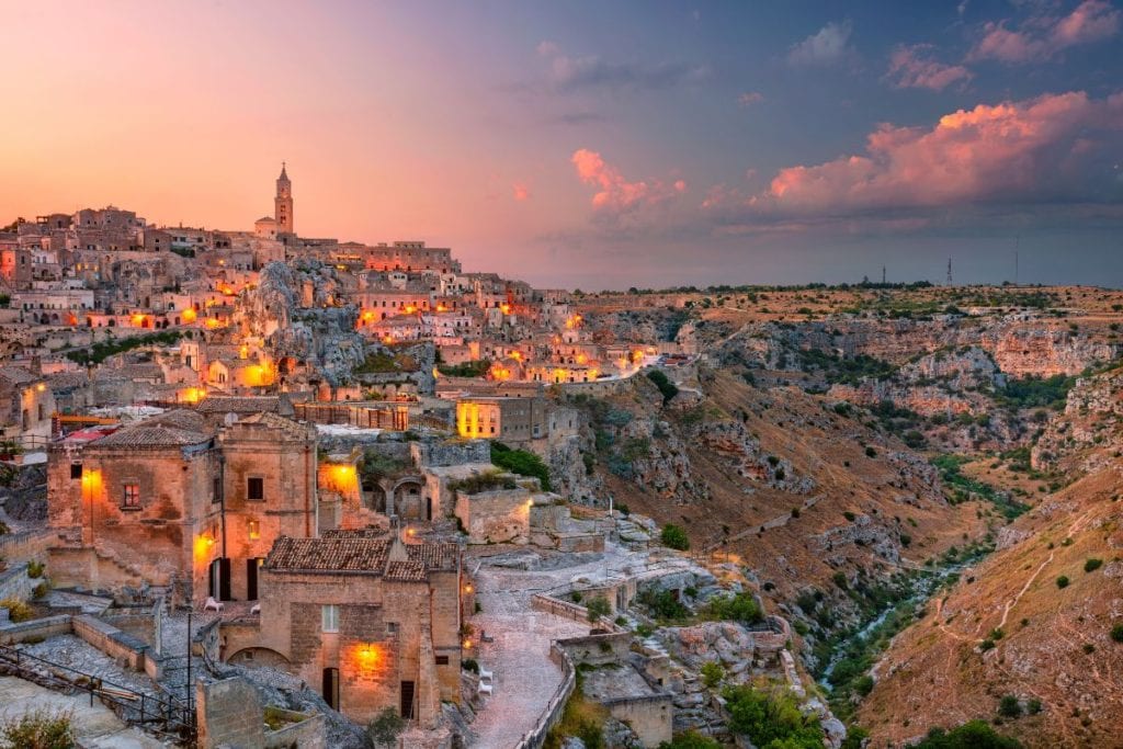 Matera is one of the hidden gems in Italy from Basilicata and is one of the oldest cities on the planet.