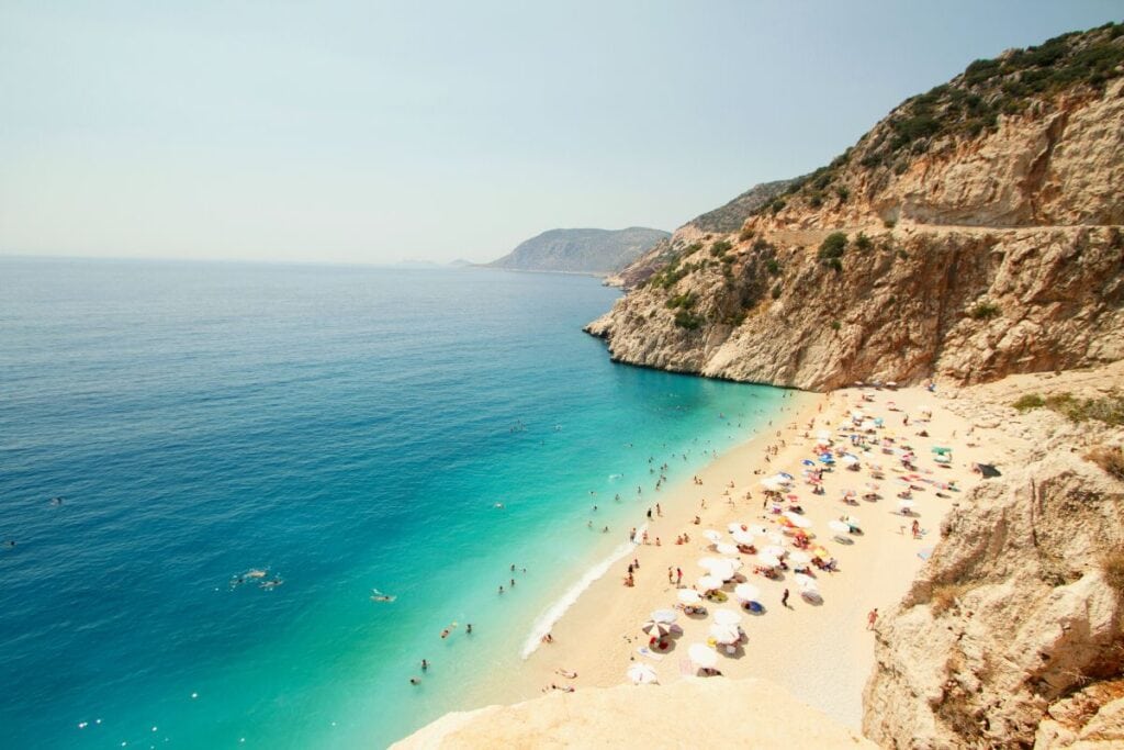The beaches on the Turkish Riviera are stunning landmarks, but Kaputas Beach takes the prize!