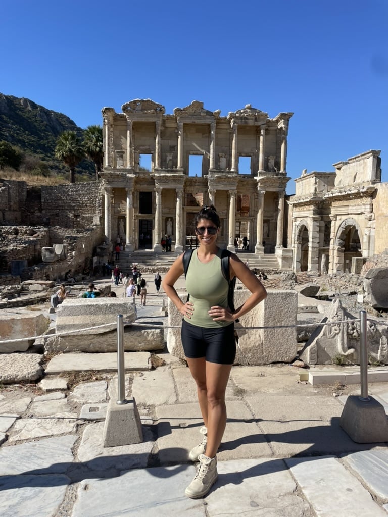 An iconic stop on the 10 day turkey itinerary was Ephesus.