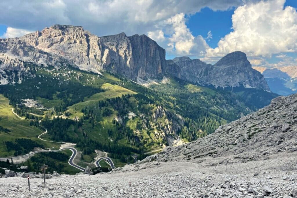 Cortina D'Ampezzo is one of the most popular towns in the Dolomites.