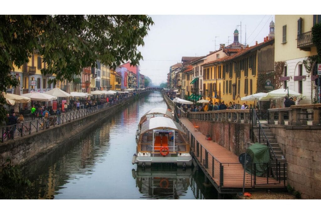 As your second day in Milan ends, one of the best things to do in the evening is head to the Navigli District.