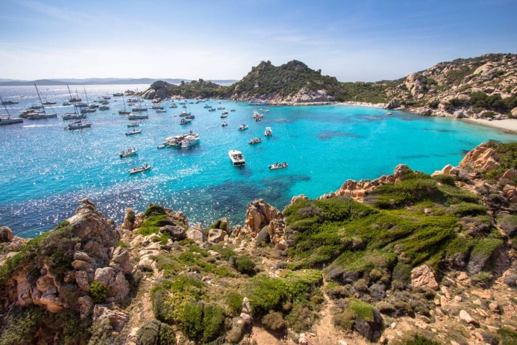 The best places to stay in Sardinia is the island of Santa Maddalena.