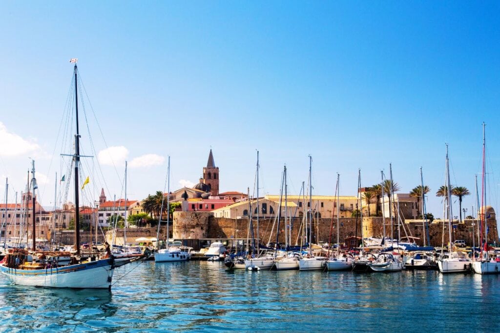Alghero is a cute little town to stay in Sardinia for couples,