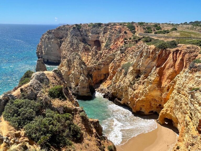 The algarve in Portugal.