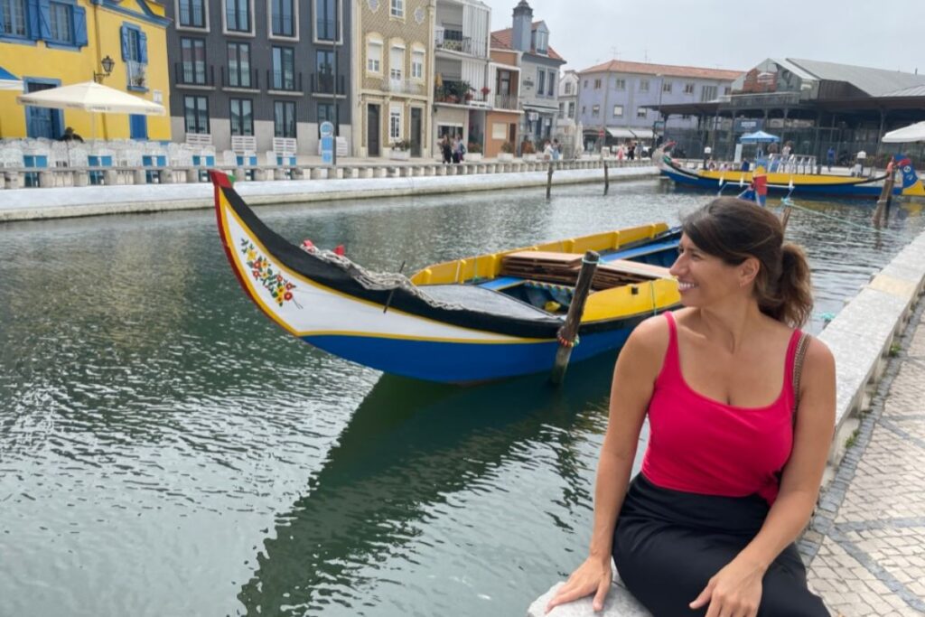 The boats in Aveiro, about an hour south of Porto.