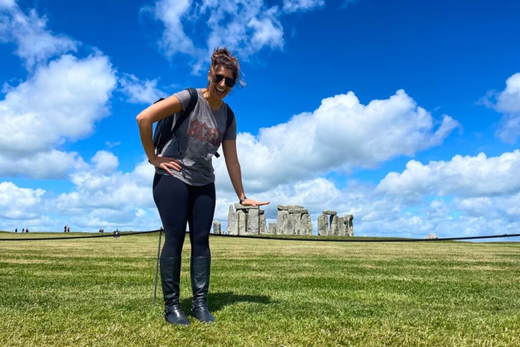 A quick stop at Stonehenge on the way from London to Cornwall.