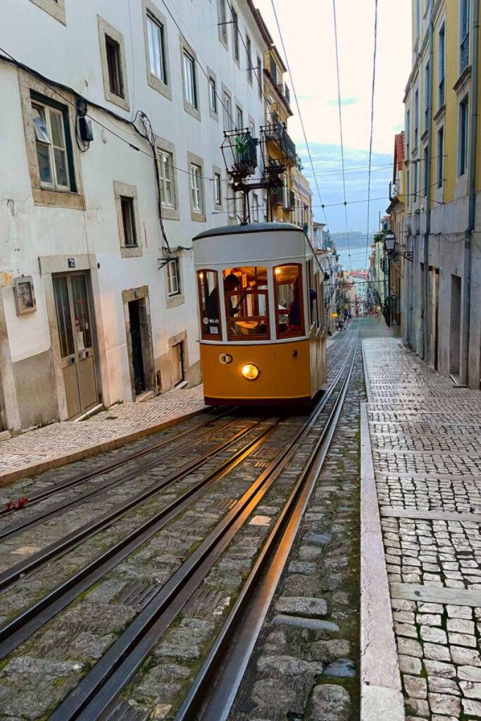 The iconic little yellow tram in Lisbon should be on everyone's itinerary - also you see them everywhere.