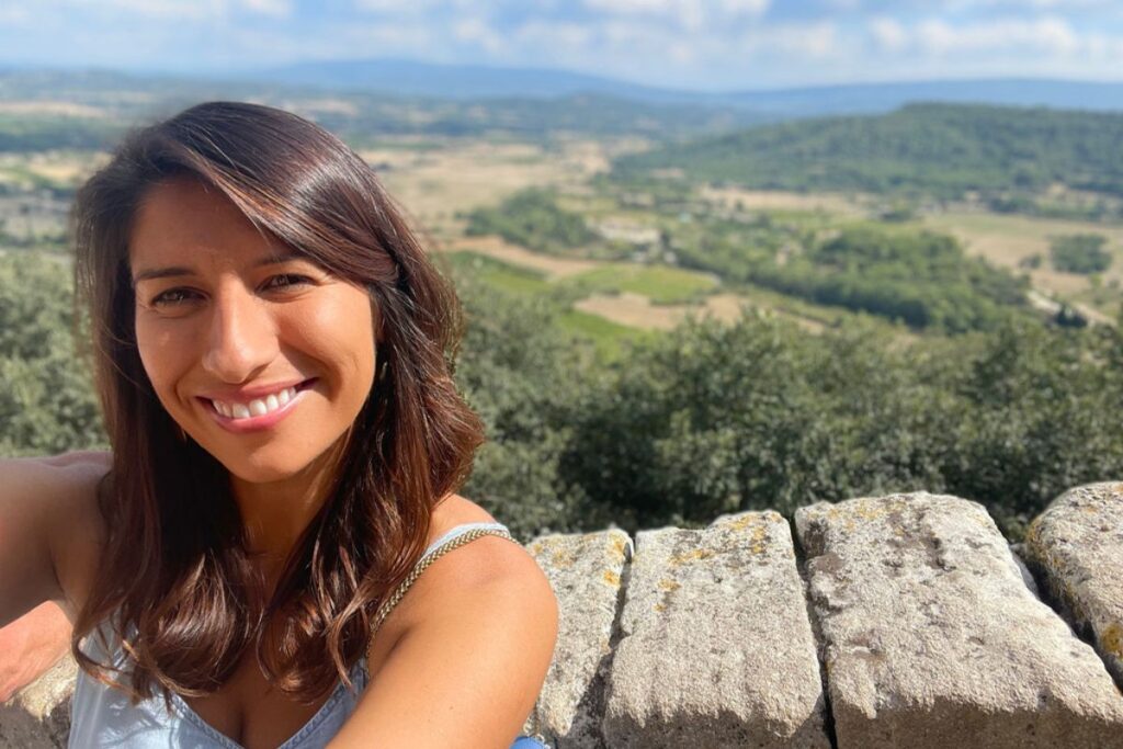 Views of the Louberon region in Provence from Gordes.