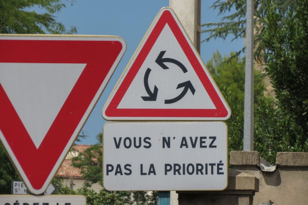 Yielding to the right is a weird law for driving in France - one that has quite a few exceptions.