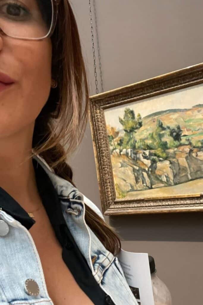 Visiting Cezanne piece about Provence in London.