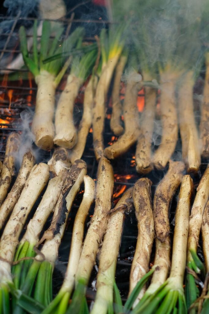 A cool thing that happens in Barcelona in March is calçotada barbecue festivals. 