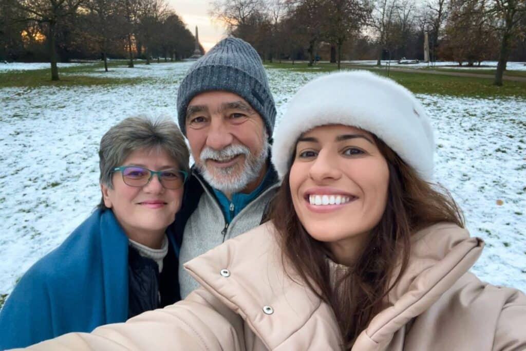 My family in London for the winter.
