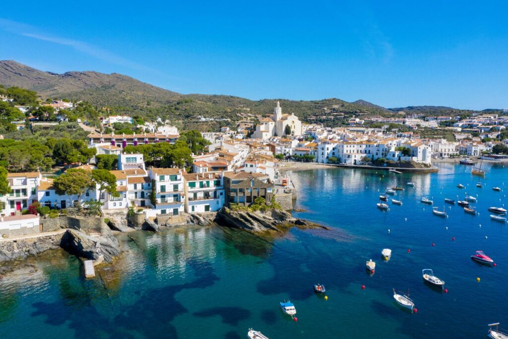 The town of Cadaques is a great place to stay when you're doing a road trip north of Barcelona.