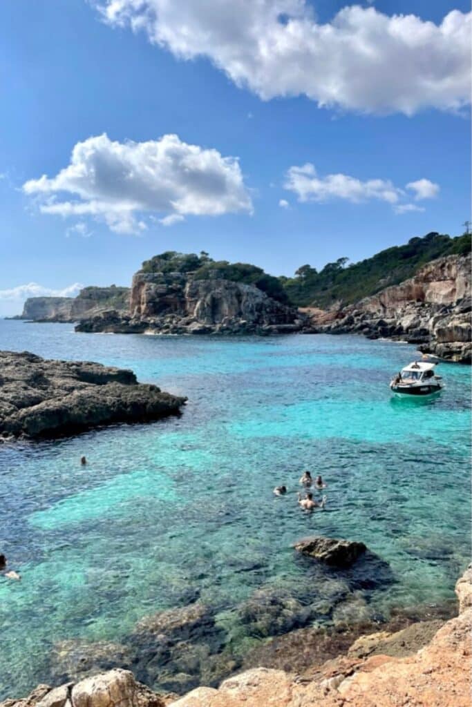 The most beautiful beaches in Mallorca are in the south of the island.