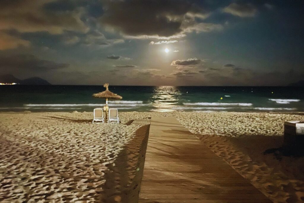 Nights on the beach in Mallorca.