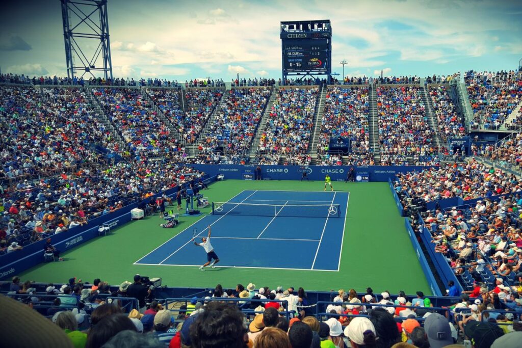 Tennis is one of the most popular sports in England.