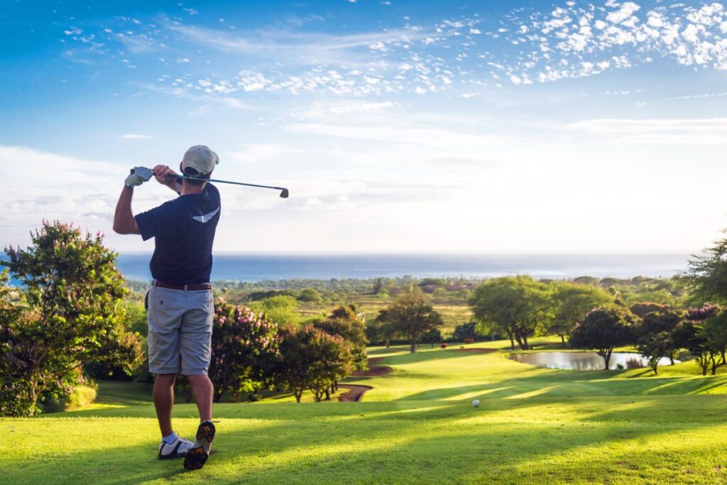 Golf is one of the most popular sports in England.