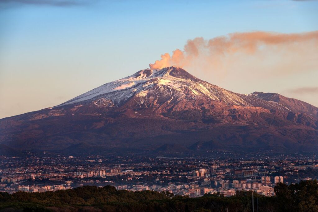Mount Etna on Sicily is a must thing "to do" on the 7 day itinerary and road trip.