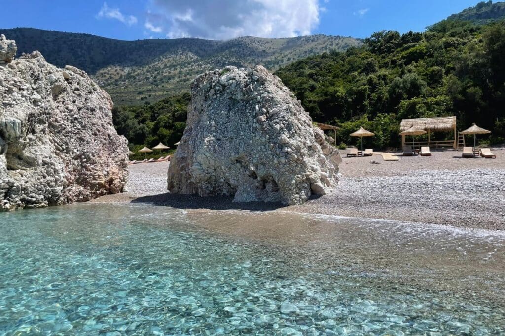 This is Kokome and Koreza, a quick little boat trip away from Saranda.