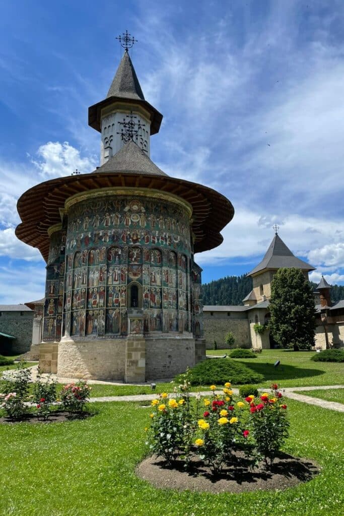 Sucevita Monastery in Bucovina.