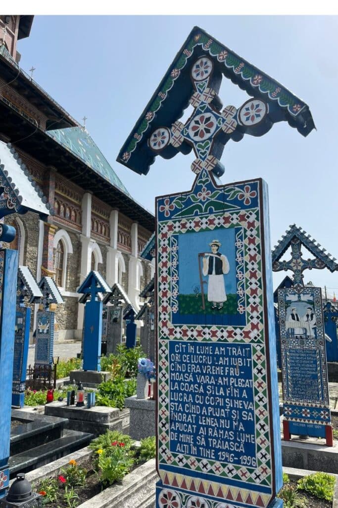 Merry Cemetery in Romania.