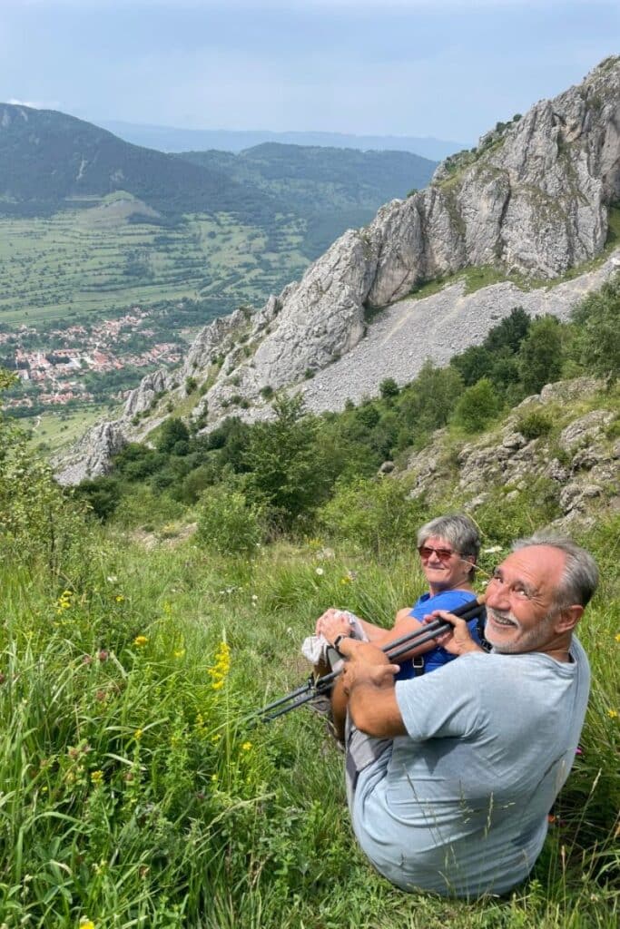 More hiking in Rimetea, Romania.