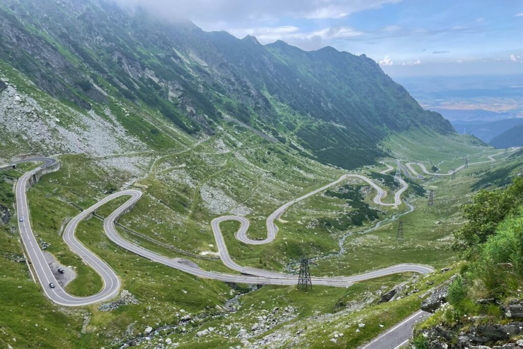 Transfagarasani Road in Romania.