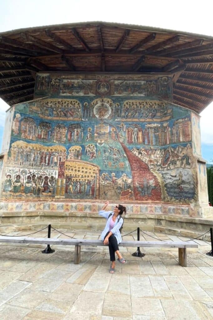 Voroneți Monastery in northern Romania is a must on any road trip.