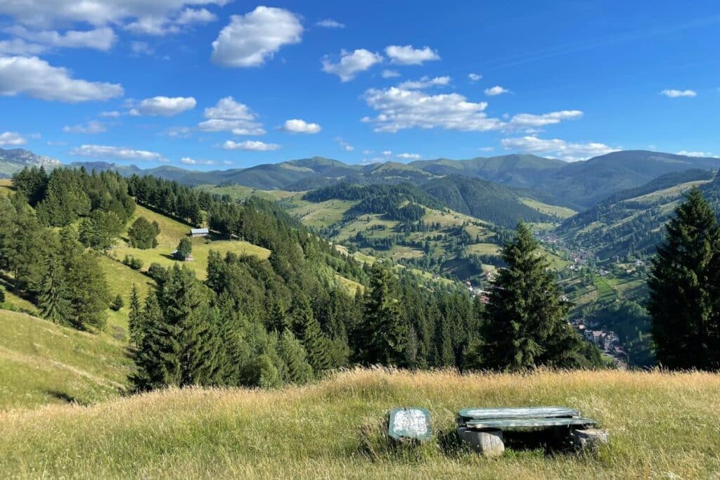 The hills of Romania.