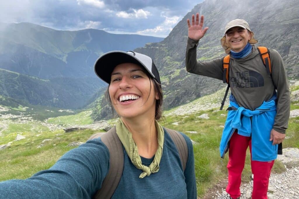 In the Fagarasi Mountains in Romania.