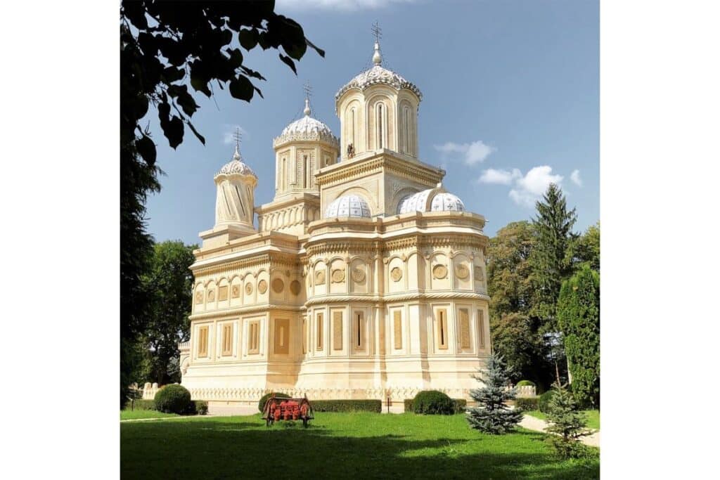 Curtea de Arges Cathedral in Romania.