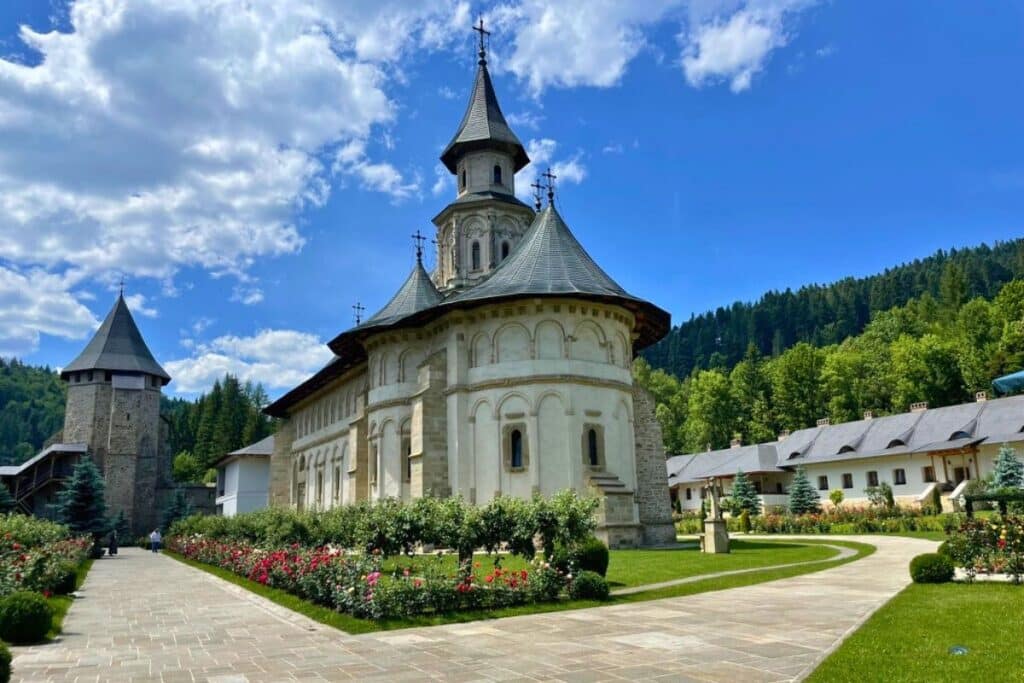 Painted Monastery of Putna in Romania.