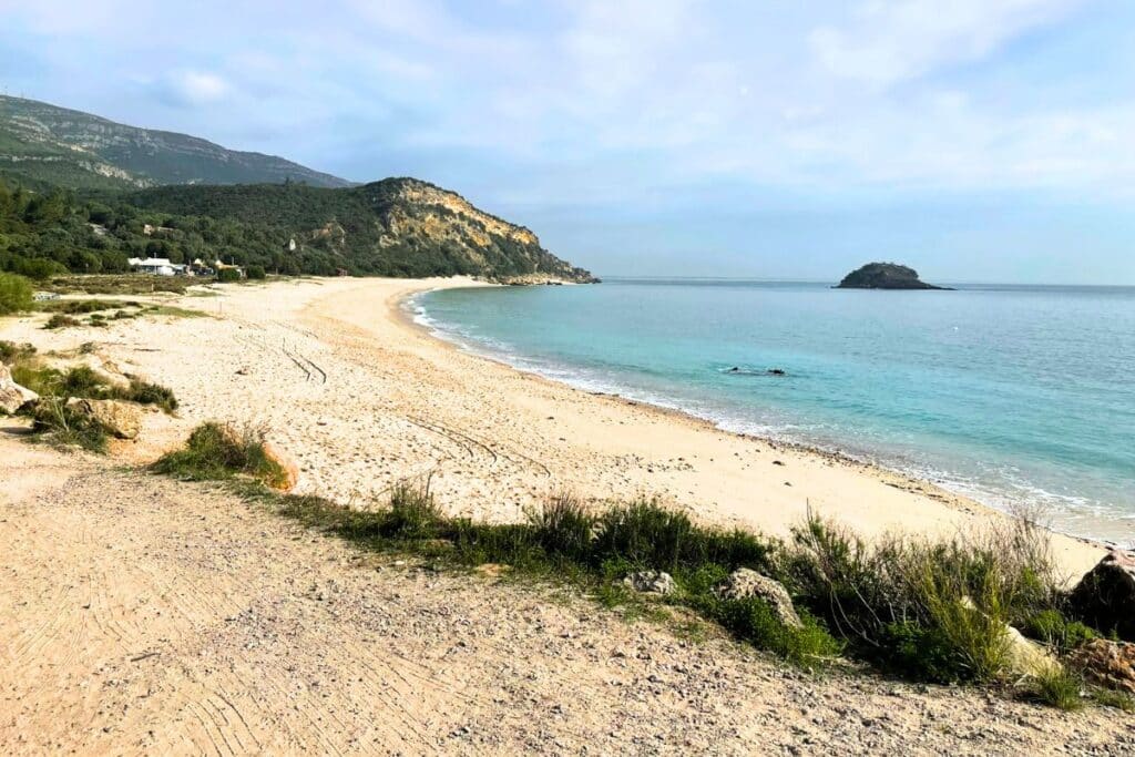 Galapinhos Beach near Lisbon. 