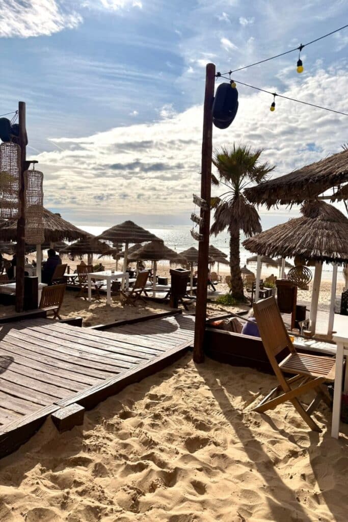 Praia de Caparica is a great beach near Lisbon